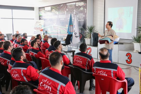 دوره آموزشی امداد و نجات و رانندگی ایمن ویژه امدادگران امداد خودرو کانون جهانگردی و اتومبیلرانی